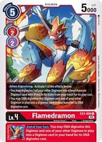 Flamedramon - Draconic Roar - Digimon Card Game card