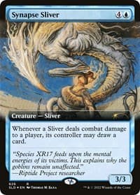 Synapse Sliver (Extended Art) - Secret Lair Drop Series - Magic: The Gathering card