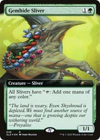 Gemhide Sliver (Extended Art) - Secret Lair Drop Series - Magic: The Gathering card