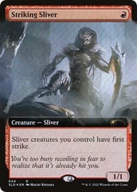 Striking Sliver (Extended Art) - Secret Lair Drop Series - Magic: The Gathering card