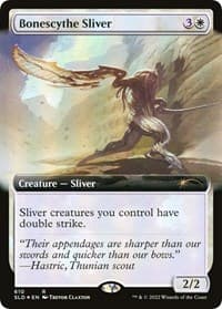 Bonescythe Sliver (Extended Art) - Secret Lair Drop Series - Magic: The Gathering card