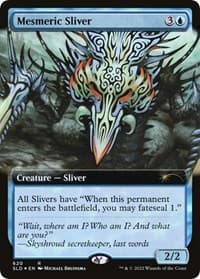 Mesmeric Sliver (Extended Art) - Secret Lair Drop Series - Magic: The Gathering card
