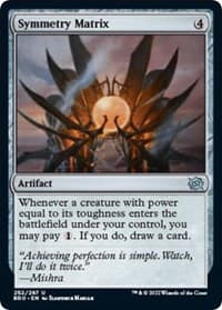 Symmetry Matrix - The Brothers' War - Magic: The Gathering card