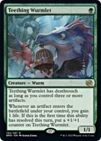 Teething Wurmlet - The Brothers' War - Magic: The Gathering card