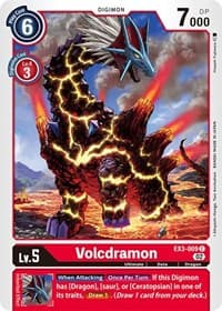 Volcdramon - Draconic Roar - Digimon Card Game card
