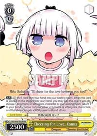 Cheering for Love, Kanna (RRR) - Miss Kobayashi's Dragon Maid - Weiss Schwarz card