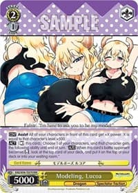 Modeling, Lucoa (RRR) - Miss Kobayashi's Dragon Maid - Weiss Schwarz card