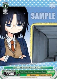 First Time Using a Computer, Elma - Miss Kobayashi's Dragon Maid - Weiss Schwarz card