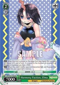 Harmony Faction, Elma (RRR) - Miss Kobayashi's Dragon Maid - Weiss Schwarz card