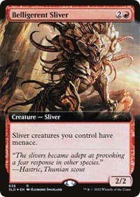 Belligerent Sliver (Extended Art) - Secret Lair Drop Series - Magic: The Gathering card