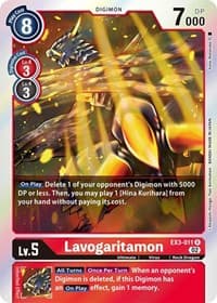 Lavogaritamon - Draconic Roar - Digimon Card Game card