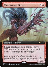 Thorncaster Sliver (Extended Art) - Secret Lair Drop Series - Magic: The Gathering card