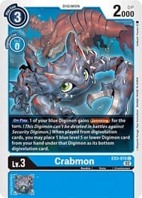 Crabmon - Draconic Roar - Digimon Card Game card