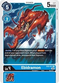 Ebidramon - Draconic Roar - Digimon Card Game card
