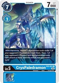 CrysPaledramon - Draconic Roar - Digimon Card Game card