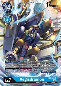 Aegisdramon - Draconic Roar - Digimon Card Game card