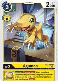Agumon - Draconic Roar - Digimon Card Game card
