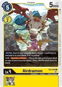 Airdramon - Draconic Roar - Digimon Card Game card