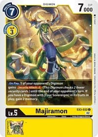 Majiramon - Draconic Roar - Digimon Card Game card
