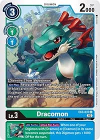 Dracomon - Draconic Roar - Digimon Card Game card