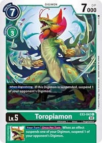 Toropiamon - Draconic Roar - Digimon Card Game card