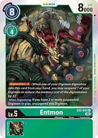 Entmon - Draconic Roar - Digimon Card Game card
