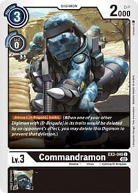 Commandramon - Draconic Roar - Digimon Card Game card