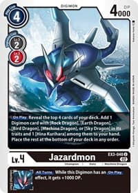 Jazardmon - Draconic Roar - Digimon Card Game card