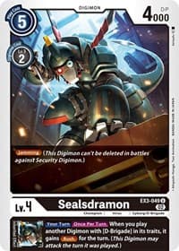 Sealsdramon - Draconic Roar - Digimon Card Game card
