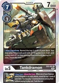 Tankdramon - Draconic Roar - Digimon Card Game card
