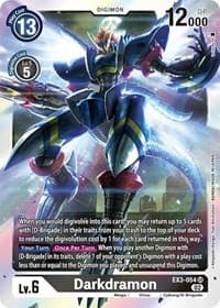 Darkdramon - Draconic Roar - Digimon Card Game card