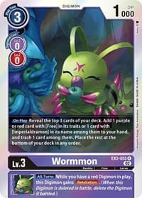 Wormmon - Draconic Roar - Digimon Card Game card