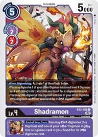 Shadramon - Draconic Roar - Digimon Card Game card