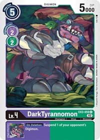 DarkTyrannomon - Draconic Roar - Digimon Card Game card