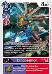 Dinobeemon - Draconic Roar - Digimon Card Game card