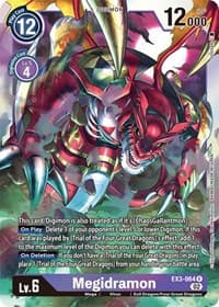 Megidramon - Draconic Roar - Digimon Card Game card