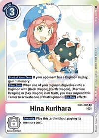 Hina Kurihara - Draconic Roar - Digimon Card Game card