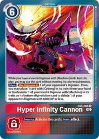 Hyper Infinity Cannon - Draconic Roar - Digimon Card Game card