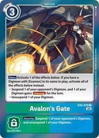 Avalon's Gate - Draconic Roar - Digimon Card Game card