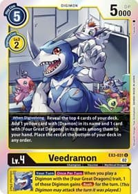 Veedramon (Box Topper) - Draconic Roar - Digimon Card Game card
