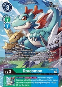 Dracomon (Alternate Art) - Draconic Roar - Digimon Card Game card