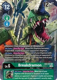 Breakdramon (Alternate Art) - Draconic Roar - Digimon Card Game card