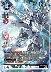 Metallicdramon (Alternate Art) - Draconic Roar - Digimon Card Game card