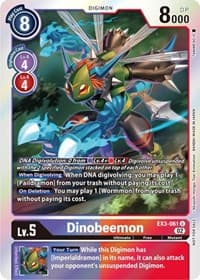 Dinobeemon (Box Topper) - Draconic Roar - Digimon Card Game card