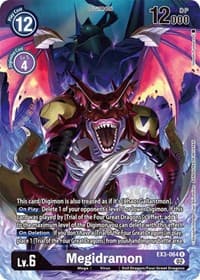 Megidramon (Alternate Art) - Draconic Roar - Digimon Card Game card