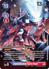 Imperialdramon: Fighter Mode (Alternate Art) - Draconic Roar - Digimon Card Game card