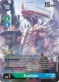 Examon (Alternate Art) - Draconic Roar - Digimon Card Game card
