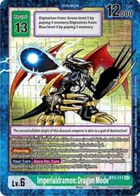 Imperialdramon: Dragon Mode - BT3-111 (Alternate Art) - Draconic Roar - Digimon Card Game card