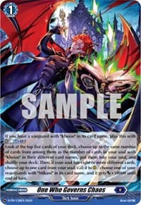 One Who Governs Chaos (Foil) - D Promo Cards - Cardfight Vanguard card