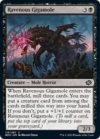 Ravenous Gigamole - The Brothers' War - Magic: The Gathering card